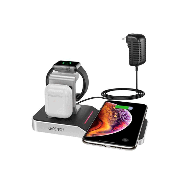 Chargeur sans fil Choetech T316 - 4 en 1 pour iPhone & Apple Watch -  Electromenager Dakar