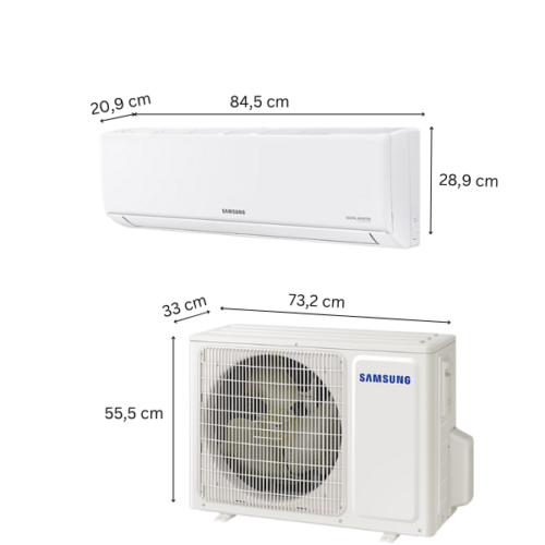 Split Inverter Samsung BVHGAW - 12000 BTU - (Double Inverter)