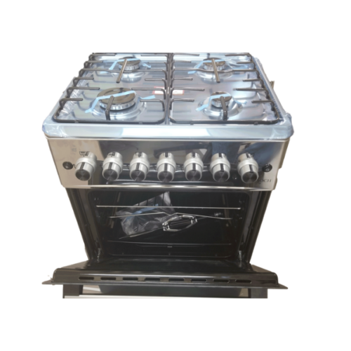 Cuisinière à gaz Roch 60x60- 4 feux-full option