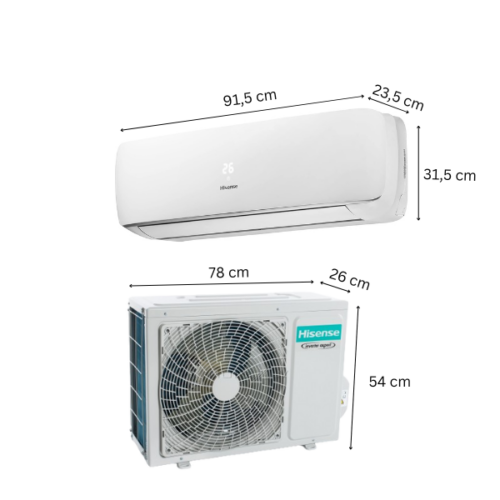 Split Hisense AS-18TR - 18000BTU - (Inverter)