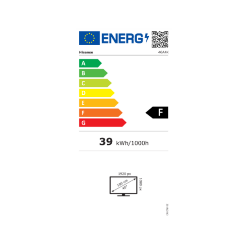 Téléviseur Hisense 40" 40A4K Smart Tv -Vidaa U