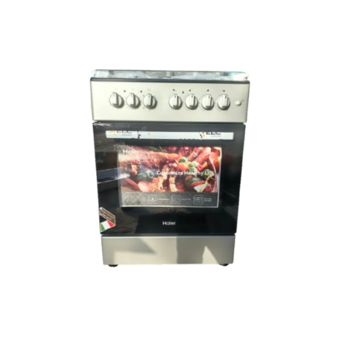 Cuisinière mixte Haier HCR2031EESB - 4 feux - four électrique