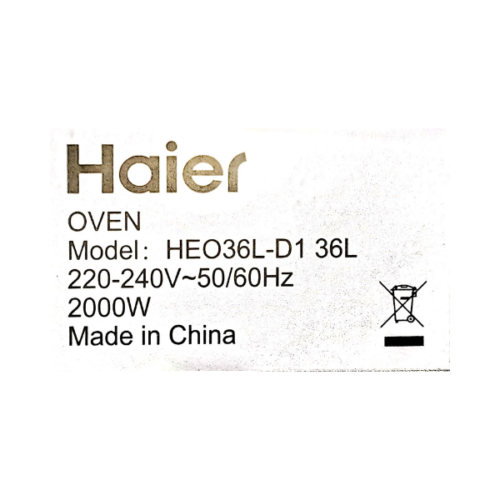 Mini four électrique Haier HEO36L-D1 - 36L