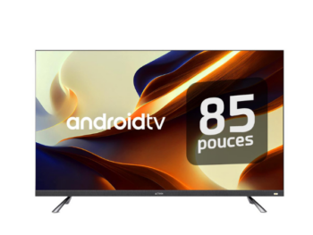 Téléviseur Astech 85"85ZX500QD-ANDROID TV -QLED-4k