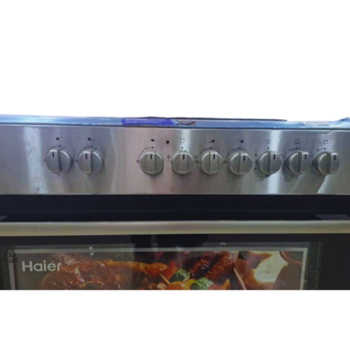 Cuisinière à gaz Haier HCR6050EGS2 90x60- 5 feux (Avec Ventilateur)