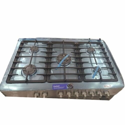 Cuisinière à gaz Haier HCR6050EGS2 90x60- 5 feux (Avec Ventilateur)