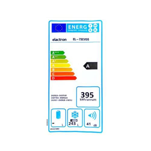 Congélateur vertical Elactron EL73 -243L-7 Tiroirs (Plaque Aluminium)