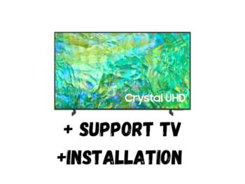 Téléviseur Samsung 85''85CU8000 Crystal UHD 4K Smart TV (2023)+Support+ Installation