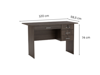 Table de Bureau ECO 4' - 124042 - (4 tiroirs)