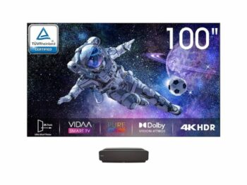 Téléviseur Hisense 100" 100L5 Smart Tv 4K -Vidaa (Laser Tv)