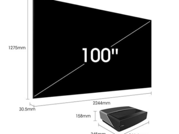 Téléviseur Hisense 100" 100L5 Smart Tv 4K -Vidaa (Laser Tv)