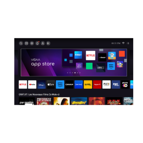 Téléviseur Hisense 50" 50A6N Smart Tv 4K -Vidaa U