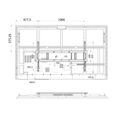 Écran Interactif  Hisense 86" 86MR6DE Smart 4K -Android