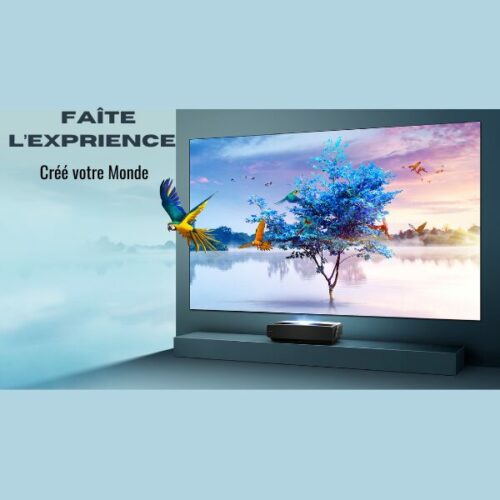 Téléviseur Hisense 100" 100L5 Smart Tv 4K -Vidaa (Laser Tv)