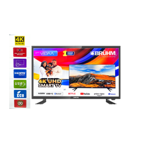 Téléviseur Bruhm 50" BTF-50V Smart Tv -Vidaa U