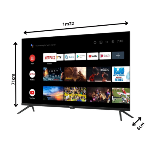 Téléviseur Haier 55" H55K800UG Smart Tv 4K