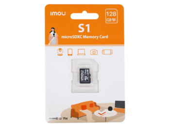 Carte mémoire Micro SD IMOU 128GB ST2-128-S1 - Compatible avec Smartphone, Tablette, Caméra d'action, Drone, Caméra de Surveillance