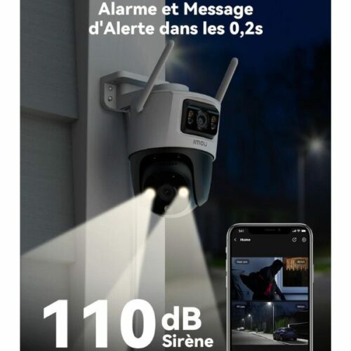 Caméra de surveillance extérieure IMOU CRUISER DUAL - 6MP - Double objectif - Vision Nocturne Couleur 30m