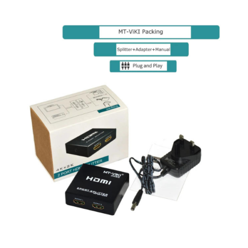 Répartiteur HDMI 1 entrée 2 sorties 4K 30 Hz MT-VIKI MT-SP102M