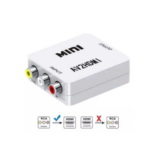 Mini convertisseur RCA AV vers HDMI AV2HDMI RS-AVHD2