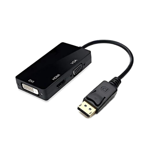 Mini convertisseur DisplayPort mini vers HDMI+VGA+DVI RS-MINIDP3IN1