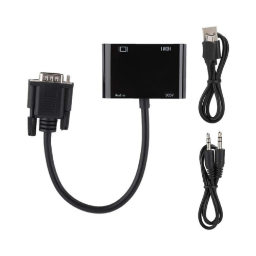 Adaptateur VGA vers HDMI+VGA RS-VGAHDVGA