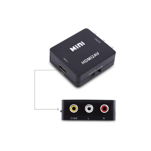 Mini convertisseur HDMI vers AV S-VIDEO RS-HDAVSVID