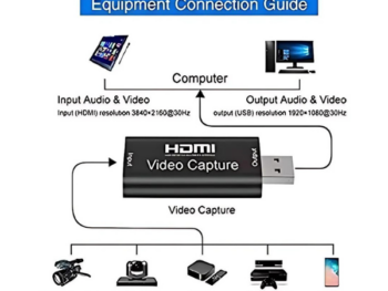 Convertisseur vidéo HDMI vers USB RS-HDCAP