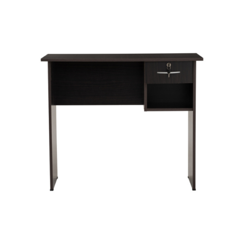 Table de Bureau ECO 3' finition Light Cappuccino 1119027- (1 tiroirs + espace de rangement)