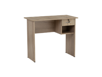 Table de Bureau ECO 3' finition Sonoma 123017 - (1 tiroirs + espace de rangement)