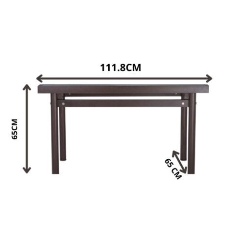 Table en Métal HAMIDA 1.1M - 133024