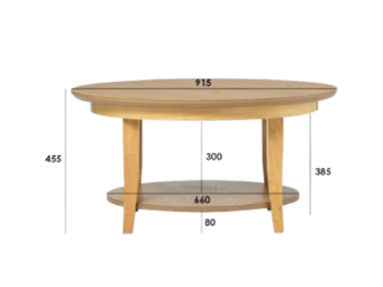 Table Basse Ronde JACOBY 102 - 133057