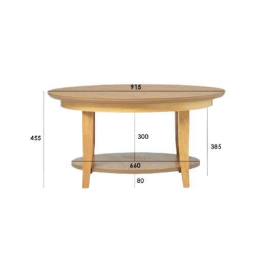 Table Basse Ronde JACOBY 102 - 133057