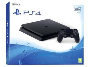 Console PS4 Sony PlayStation 4 Slim (500 Go) - Jet Black