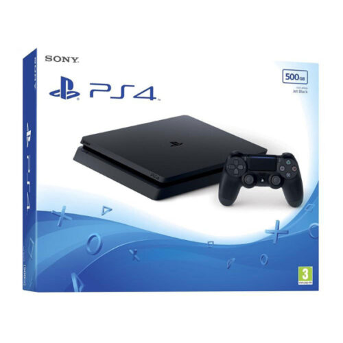 Console PS4 Sony PlayStation 4 Slim (500 Go) - Jet Black