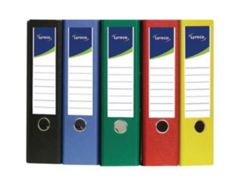 Classeur Lyreco Budget- Office Depot- Bleu/Rouge/Jaune/Noir