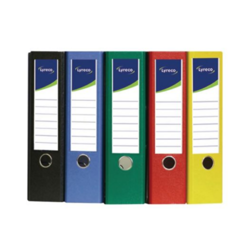 Classeur Lyreco Budget- Office Depot- Bleu/Rouge/Jaune/Noir