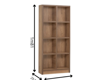 Meuble de rangement DAVE 179 - 522057 (8 compartiments)