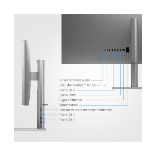 Ordinateur de bureau HP AIO ENVY34-CB1004 - 1T- 16 Go RAM- 34" (avec clavier et souris)