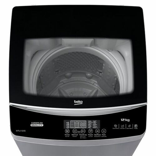 Machine à laver Beko WTLI120S - 12kg (10 programmes - Avertisseur sonore - Système anti-vibration - Chargement par le haut)