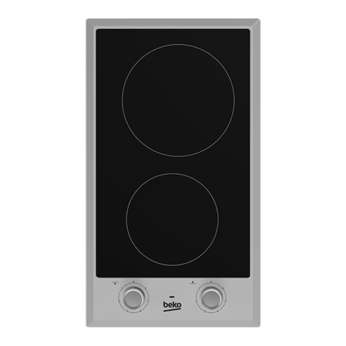 Plaque de cuisson électrique Beko HDCC32200X - 2 foyers- 2900W (Vitrocéramique - Encastrable)