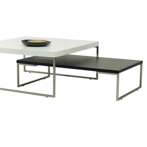 Table Basse rectangulaire MYRON 109 finition Noir Mat- 1339036