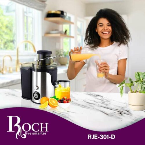 Extracteur de jus électrique Roch RJE-301-D - 500ml - 1000W