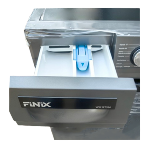 Machine à laver Finix WM12T314 - 12kg (Inverter - Tambour en acier inoxydable - A+++)