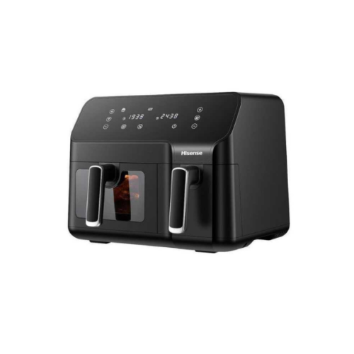 Air fryer - Friteuse à air Hisense H08AFBK2S1 - 4+4L - 2700W - Double panier