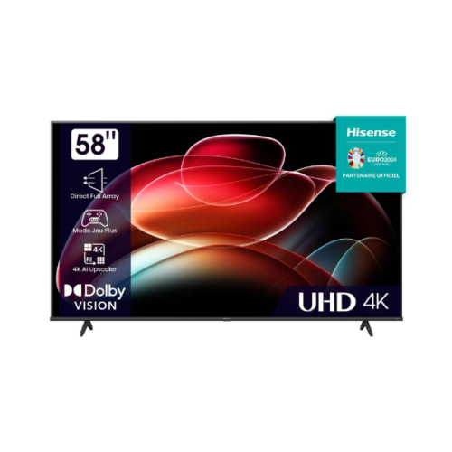 Téléviseur Hisense 58" 58A6K Smart Tv 4K -Vidaa U