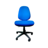 Chaise de bureau pivotante- Bleu- sans accoudoirs