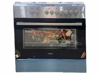 Cuisinière à gaz Haier HCR6050EGS2 90x60- 5 feux (Avec Ventilateur)