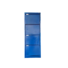 Étagère de bureau avec 4 tiroirs - Bleu