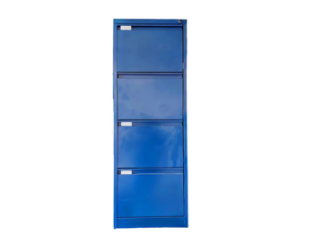 Étagère de bureau avec 4 tiroirs - Bleu